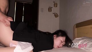 [無碼破解]HRSM-024 地方電臺人事管理中的不合規行為；身著職業套裝的女播音員求職者，在夢中吃生魚片 3
