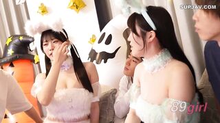 VRNC-111 魅惑萬聖節之夜！與4位裝扮成兔女郎、視覺衝擊力極強的美少女進行群交性愛，場面火爆至極！【Natsuki / Yuno / Miku / Misao】Miku & Misao 版本