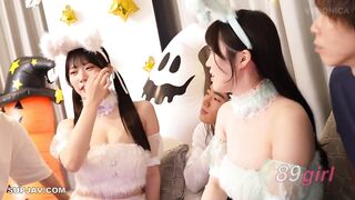 [無碼破解]VRNC-111 魅惑萬聖節之夜！與4位裝扮成兔女郎、視覺衝擊力極強的美少女進行群交性愛，場面火爆至極！【Natsuki / Yuno / Miku / Misao】Miku & Misao 版本