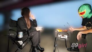 FC2PPV 4961104 21 蹦極時尖叫！ 禁止事項[臉部展示/訓練版]一個殘暴的男朋友，將他的女朋友和朋友一起放在汽車後座上，讓他自慰。而且，此後，她還被扔進山谷，用胸罩釣魚。