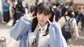 SIRO-5733 一位在原宿一帶閒逛的女孩因為想要體驗極致的性愛而報名！這位扎著雙馬尾的可愛夢幻型女孩性感無比！擁有傲人的G罩杯！柔軟蓬鬆的胸部！豐滿的臀部！完美女孩登場！【初次拍攝】線上報名AV → AV體驗拍攝 2617