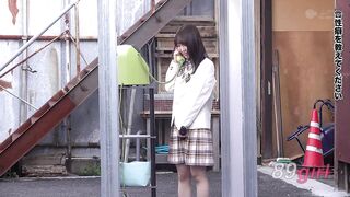 SGKI-104 公用電話亭，360度全景，天真可愛卻胸部豐滿的年輕女孩，J○乳頭挑戰