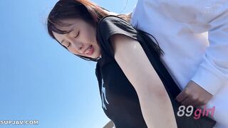[無碼破解]SKMJ-793 藍天無胸罩挑戰！一位業餘女大學生嘗試了她的第一次戶外無胸罩挑戰！她的胸部走光了，哈哈！看到這麼多人，她興奮不已，乳頭也硬了起來！真是羞恥至極！她的乳頭在戶外被揉捏和玩弄，讓她高潮迭起！她也想要別人撫摸她的陰部，最後發展成了一場激烈的性愛！